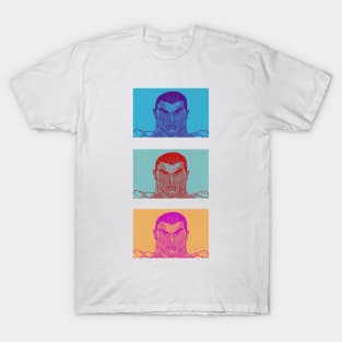 Superhero Art Tryptich T-Shirt